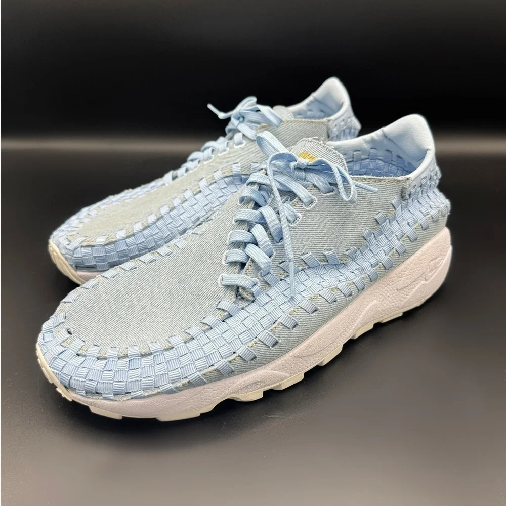 Nike Air Footscape Woven Ice Blue Sneakers Men’s 11.5 FV6103-400